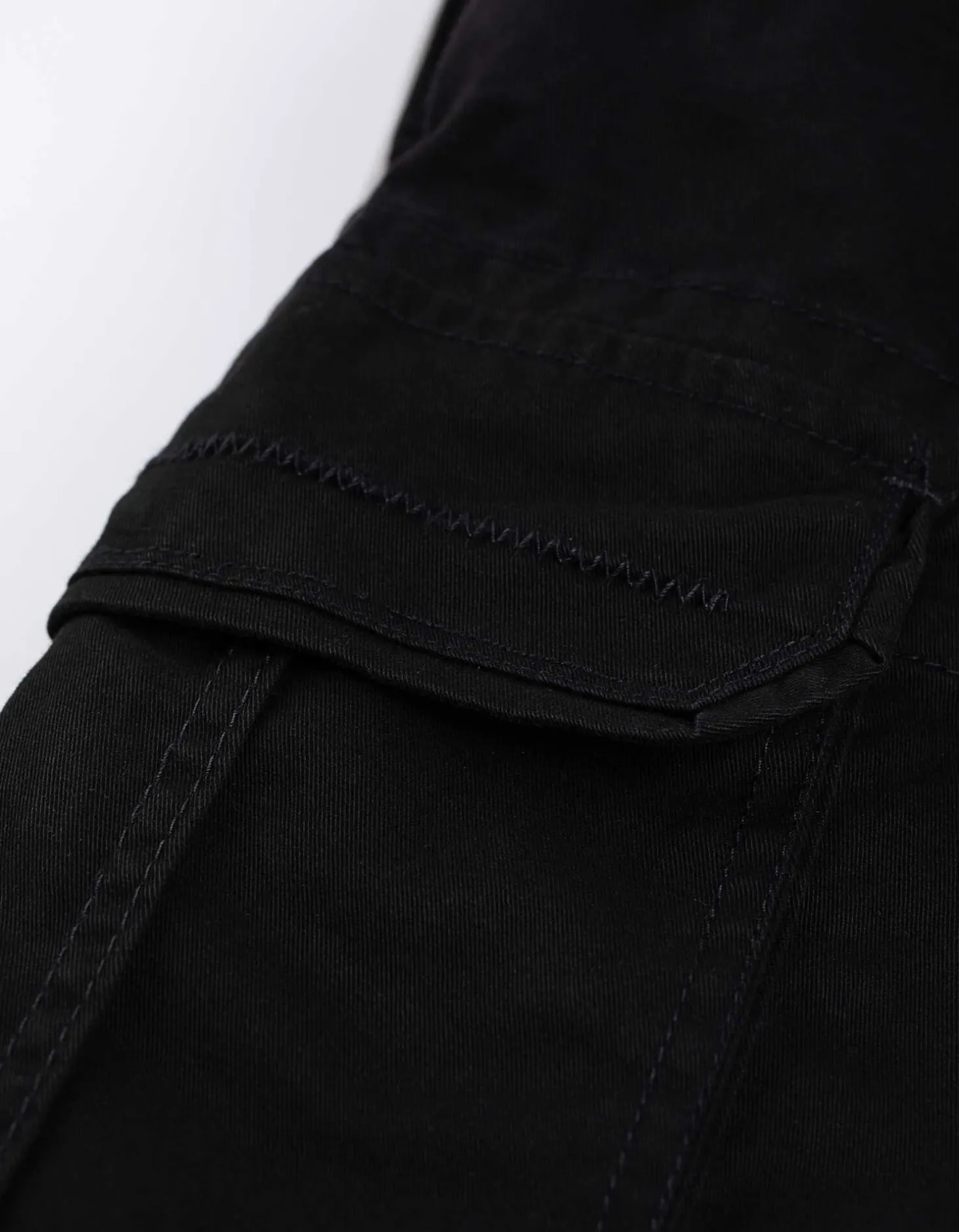 Cargobroek - Straight fit - zwart