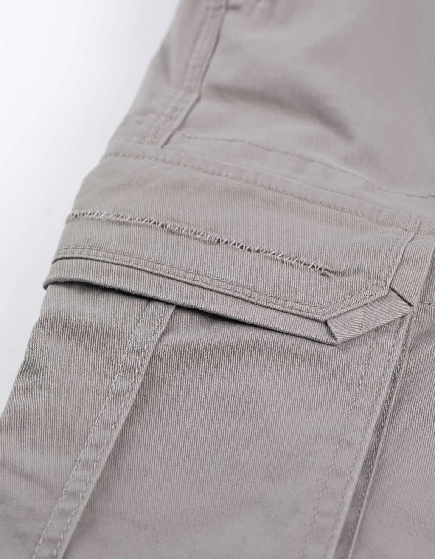 Cargobroek - Straight fit - grijs