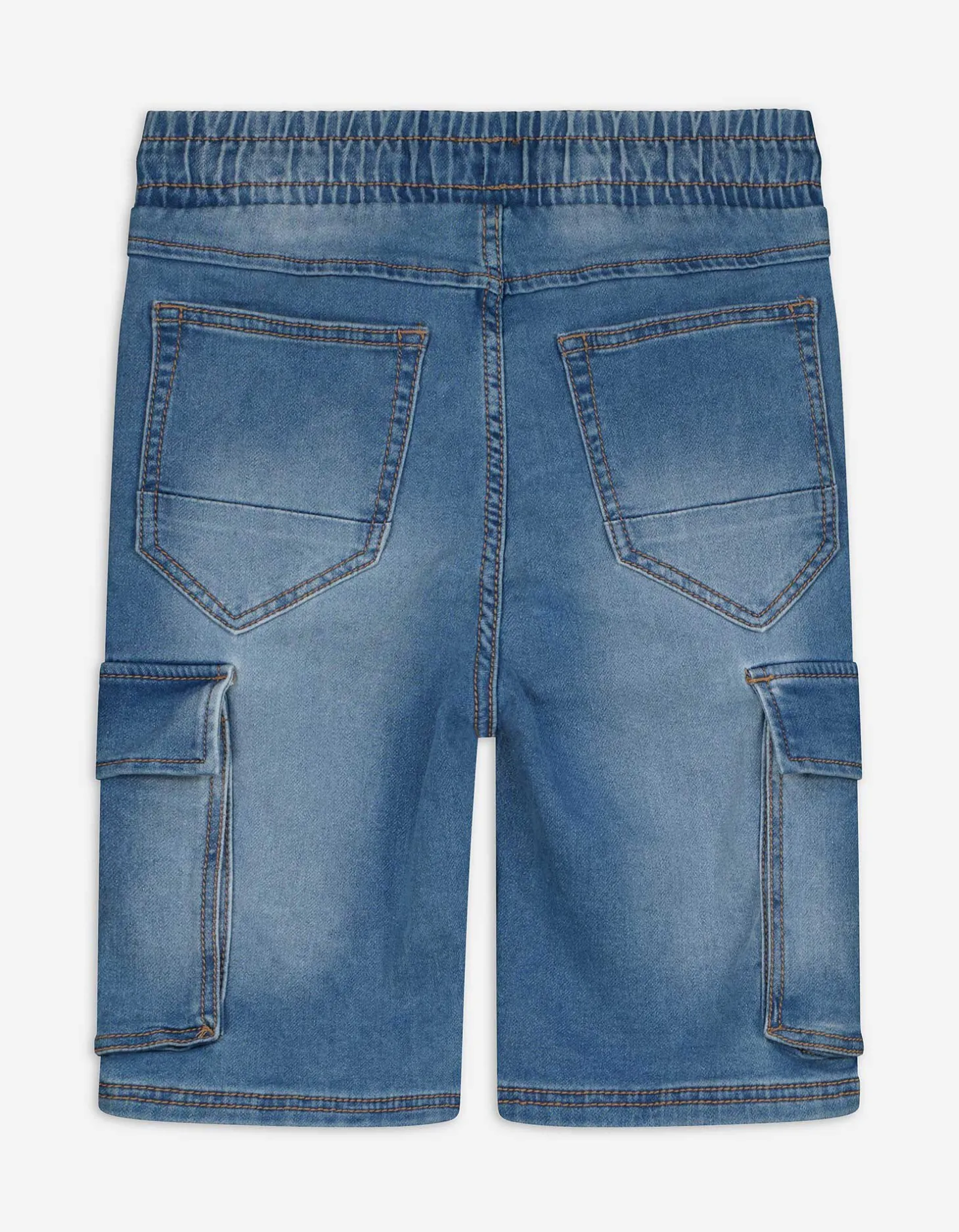 Cargoshort - lichtblauw denim - lichtblauw