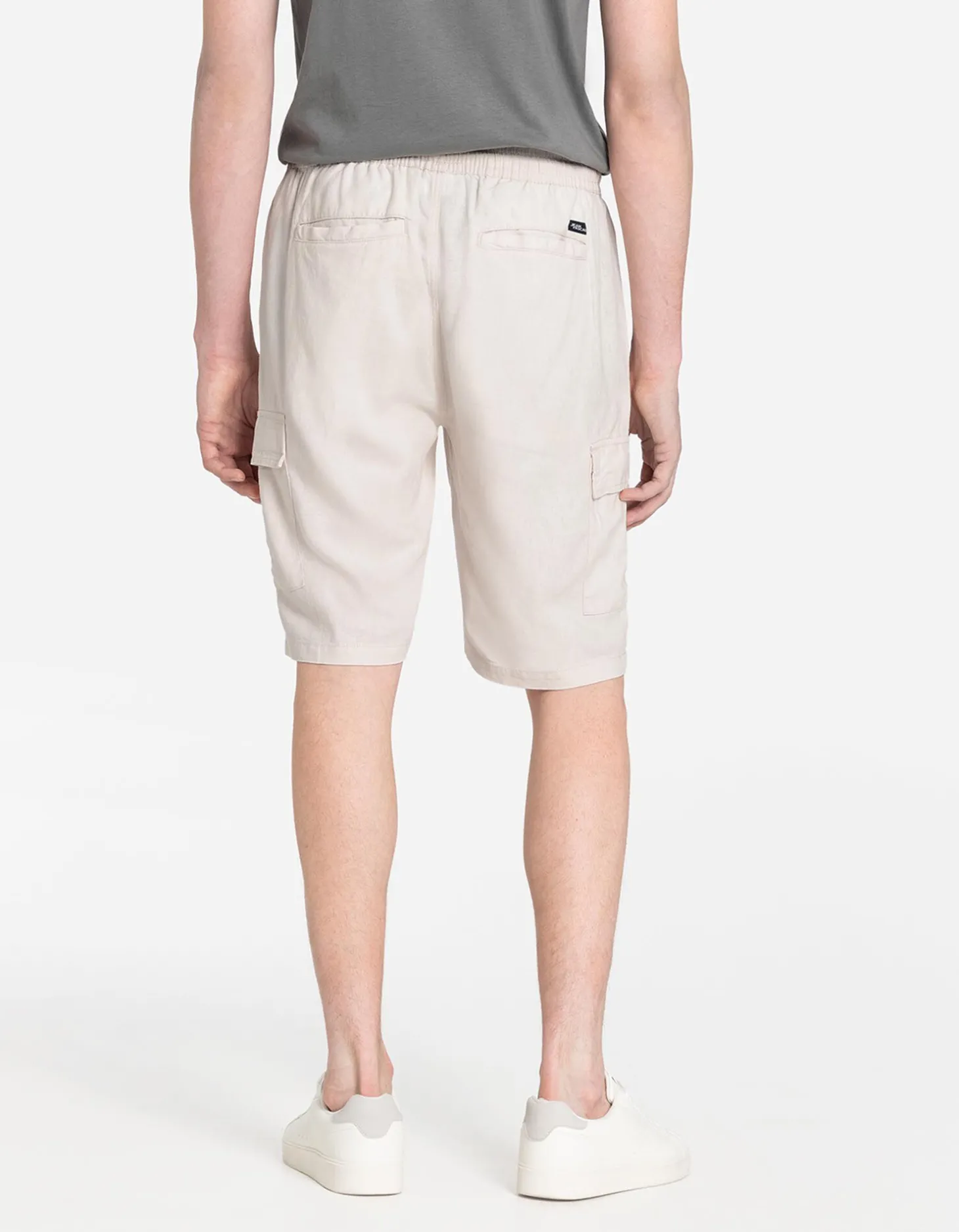 Cargoshort - Linnenmix - beige