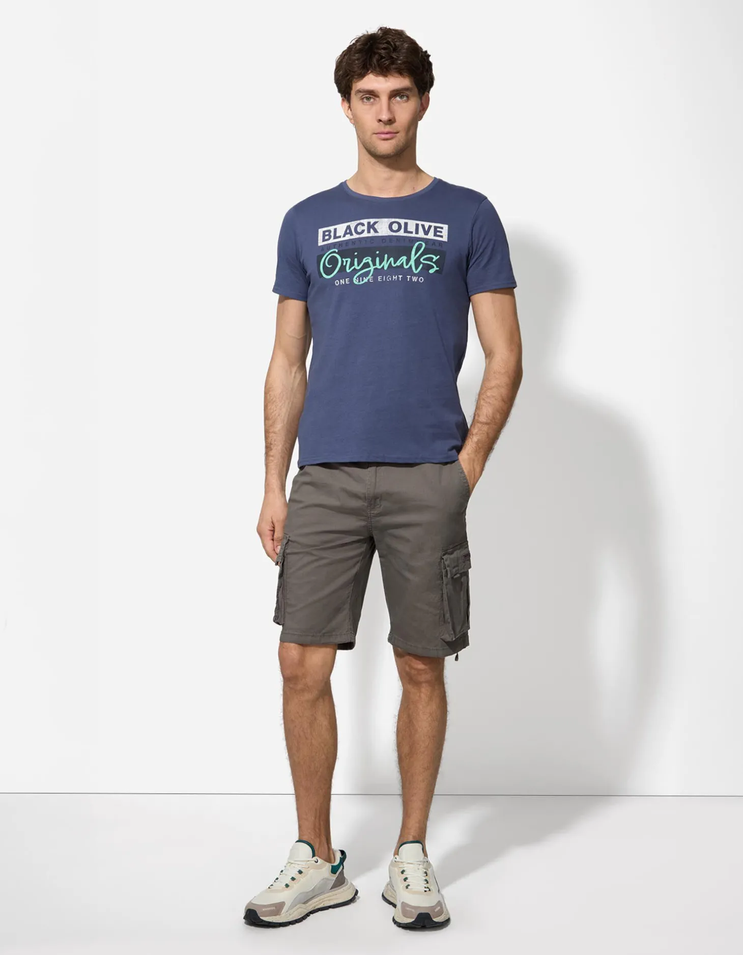 Cargoshort - Riem - donkergroen