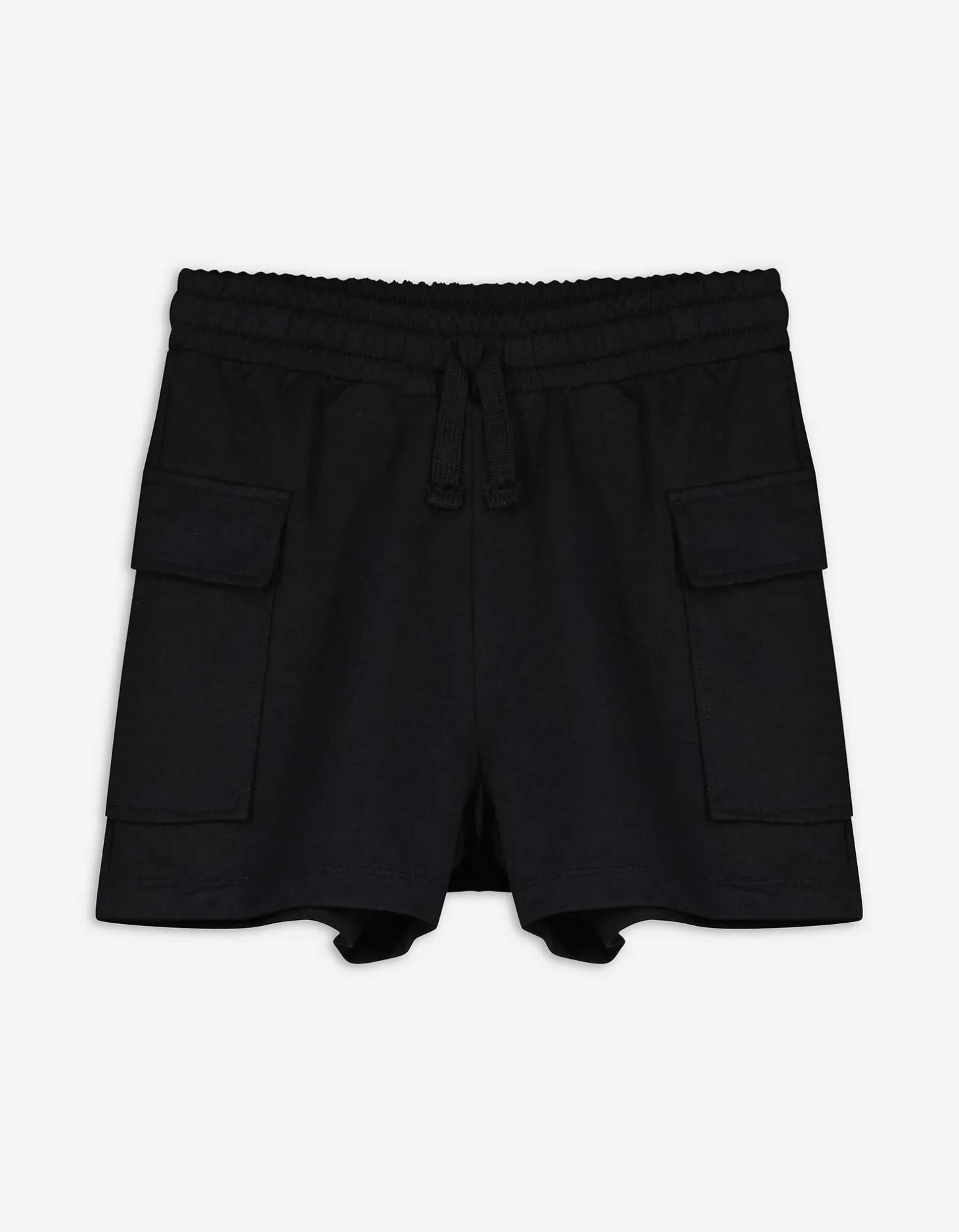 Cargoshort - Sweatstof - zwart