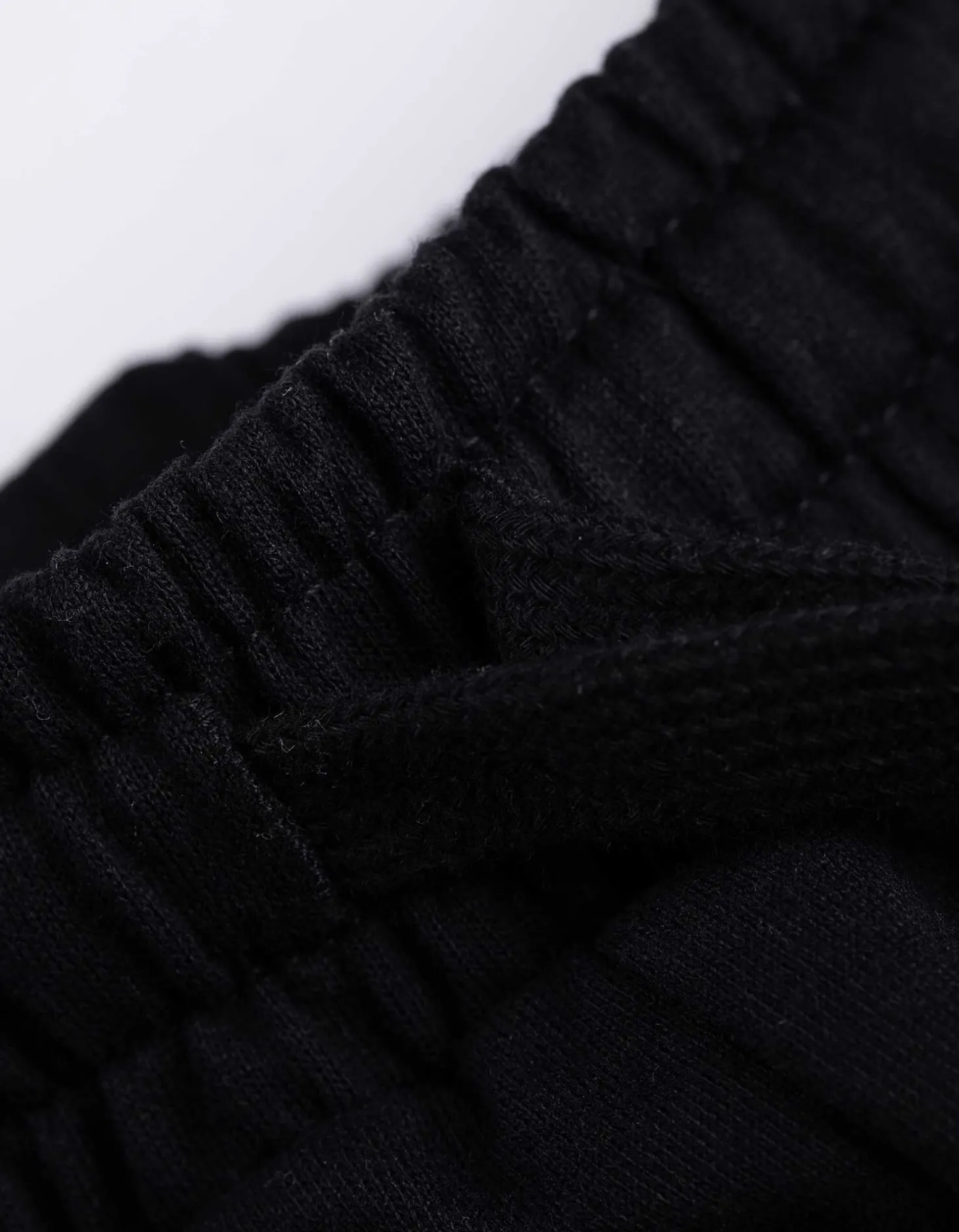 Cargoshort - Sweatstof - zwart