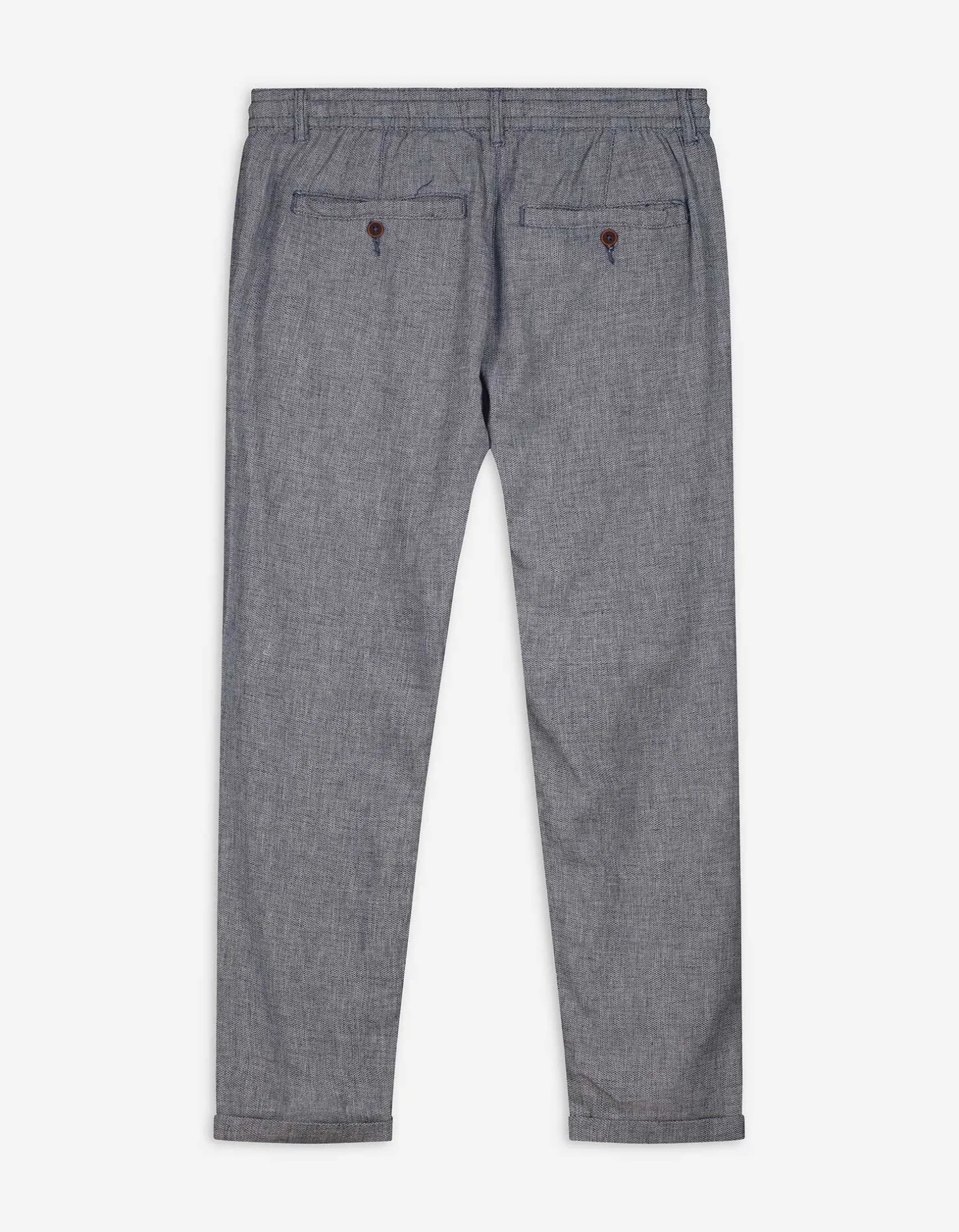 Chino - Linnenlook - donkerblauw