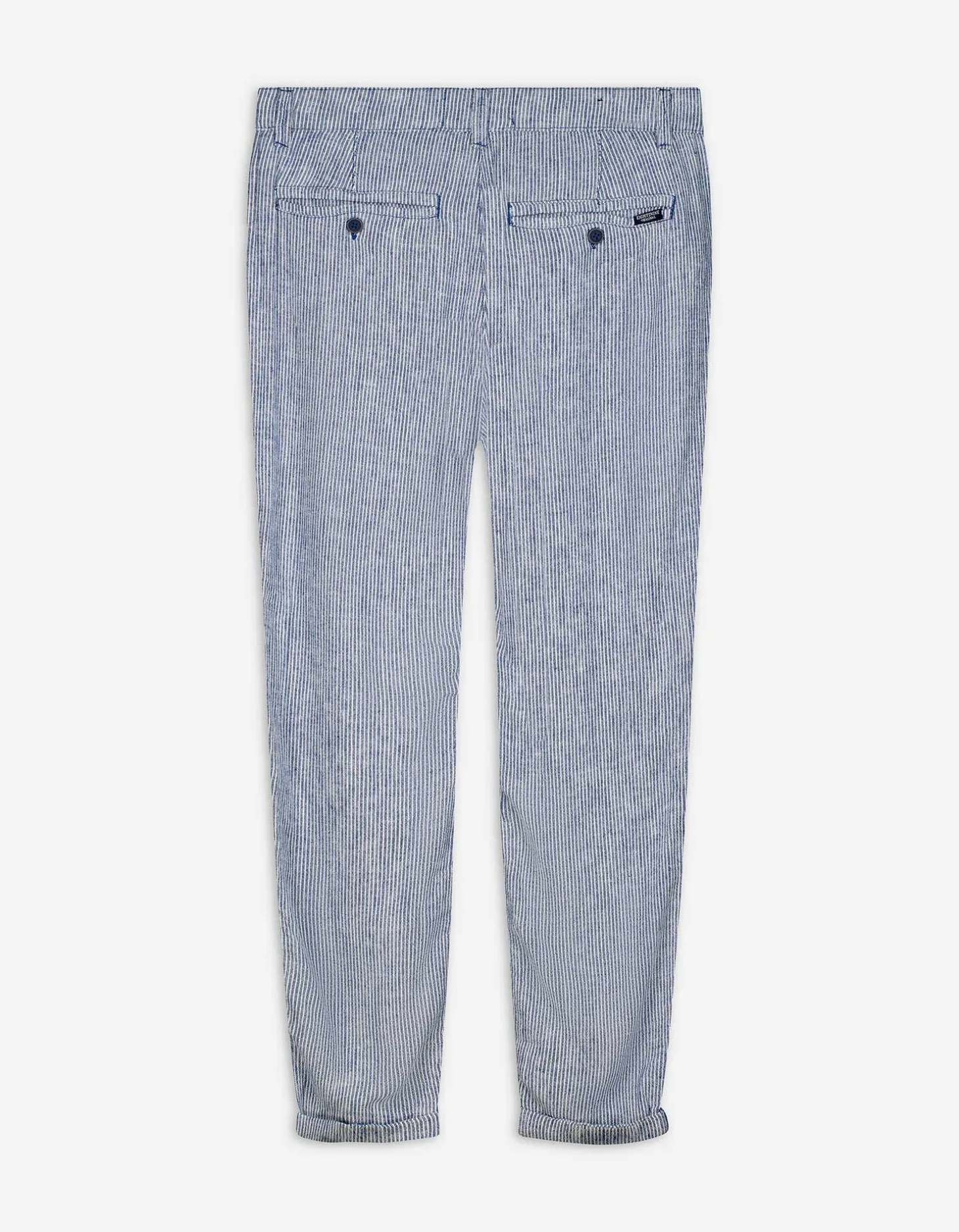 Chino - Linnenmix - donkerblauw
