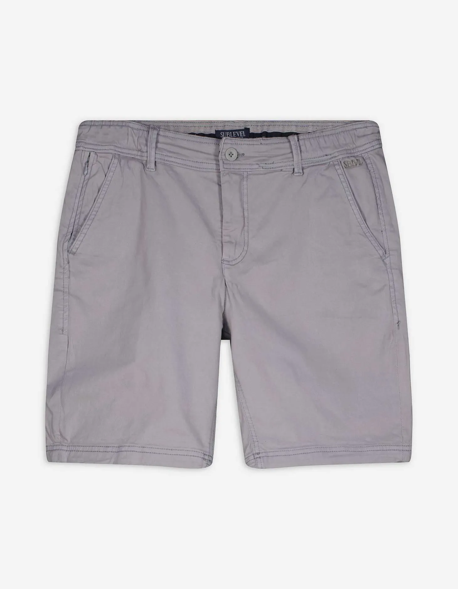Chinoshort - grijs