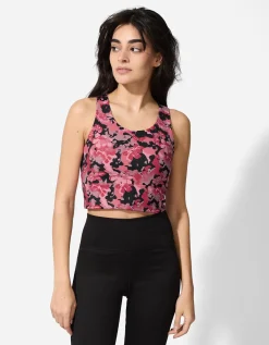 Cropped top - Zachte touch - donkerrood