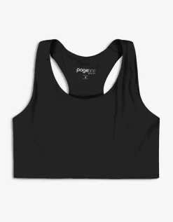 Cropped top - Zachte touch - zwart