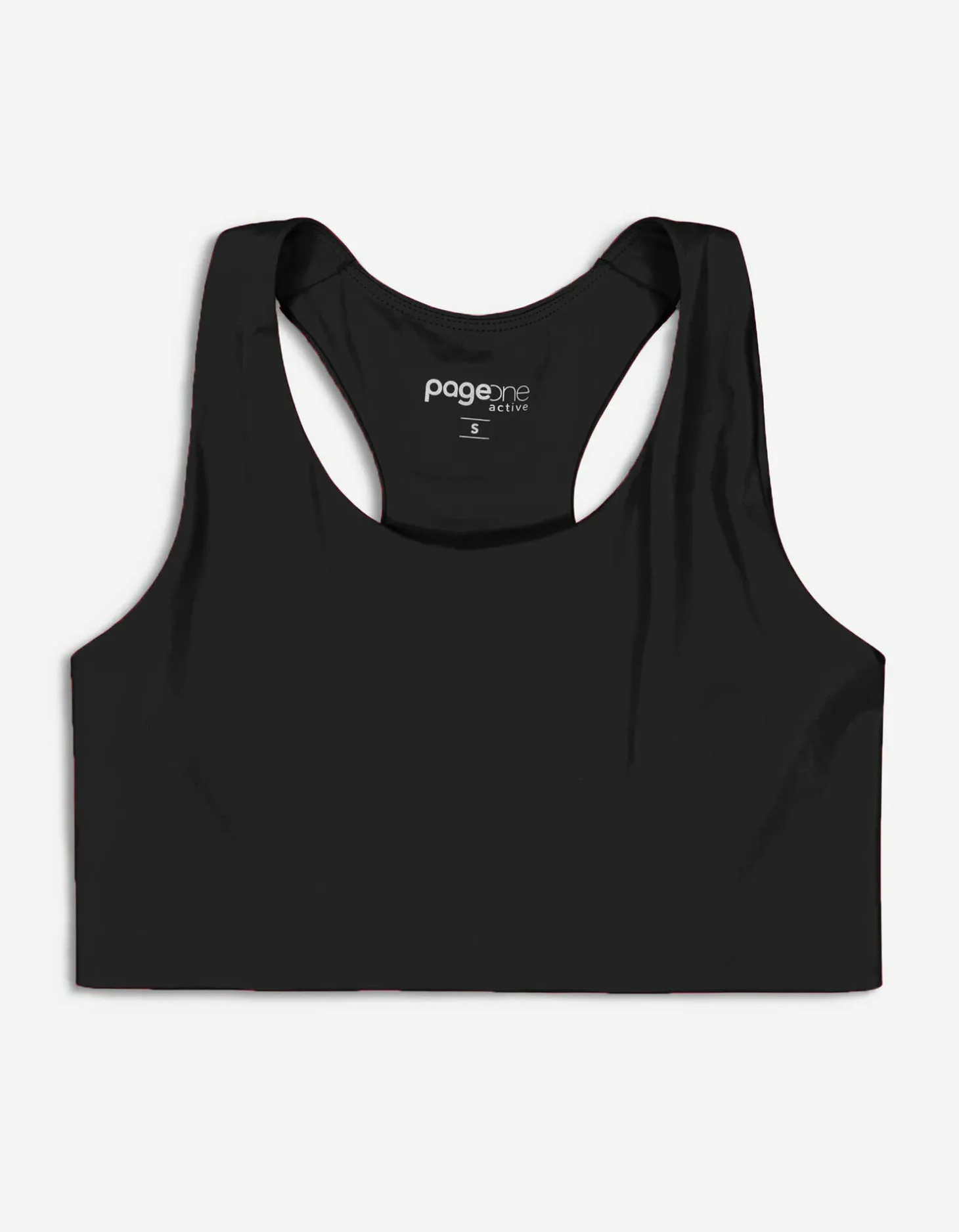 Cropped top - Zachte touch - zwart