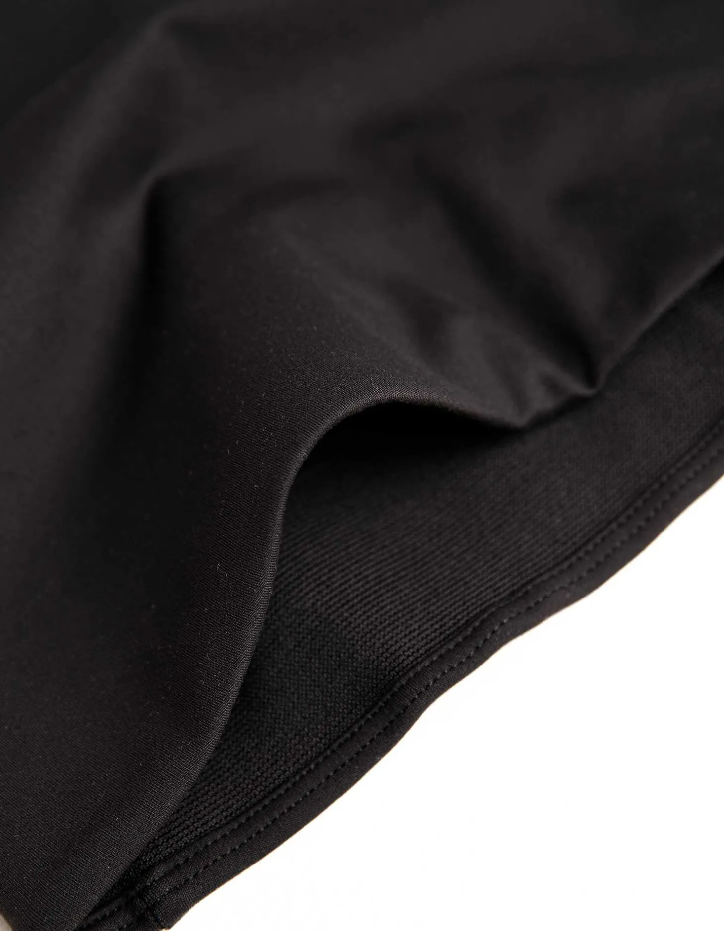 Cropped top - Zachte touch - zwart