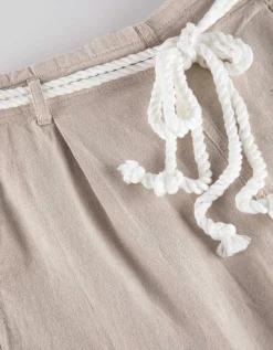 Culotte - Linnenmix - beige