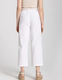 Culotte - Linnenmix - wit