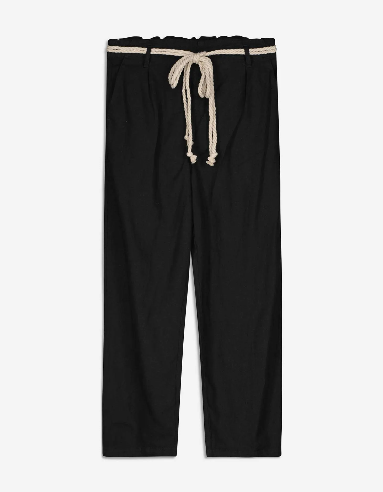 Culotte - Linnenmix - zwart