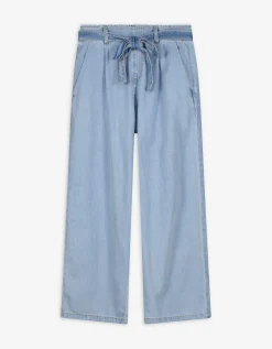 Culotte - Straight fit - lichtblauw