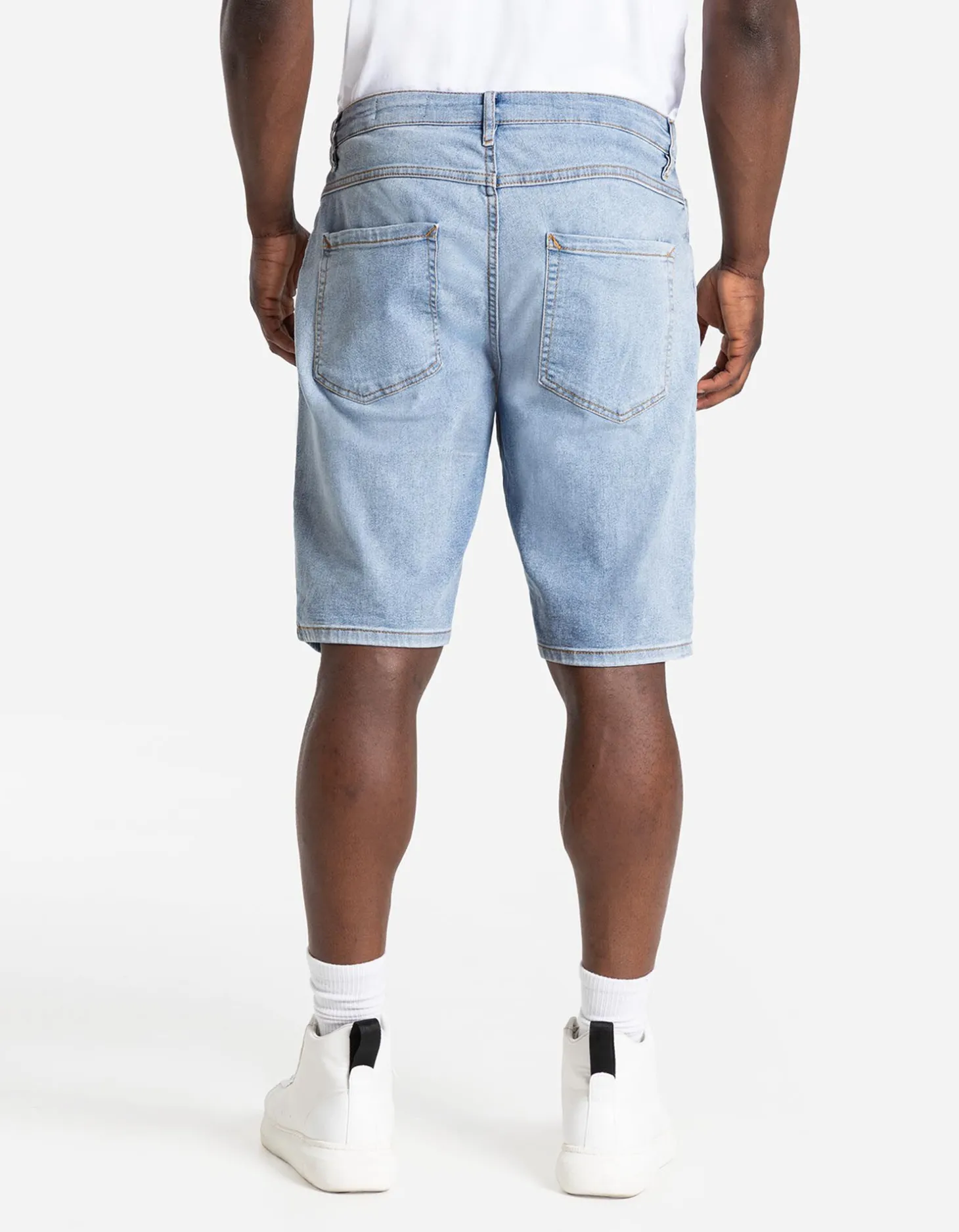 Denim short - lichtblauw