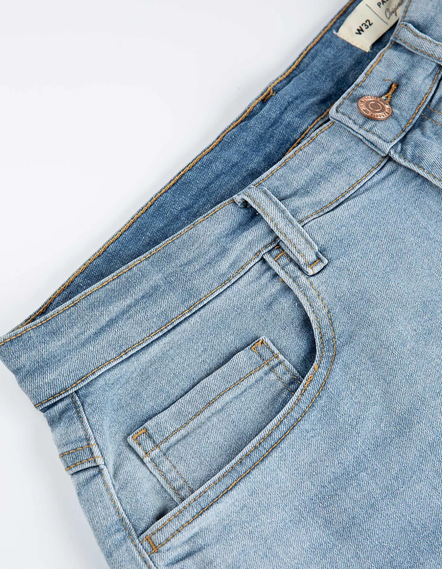 Denim short - lichtblauw