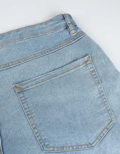 Denim short - lichtblauw