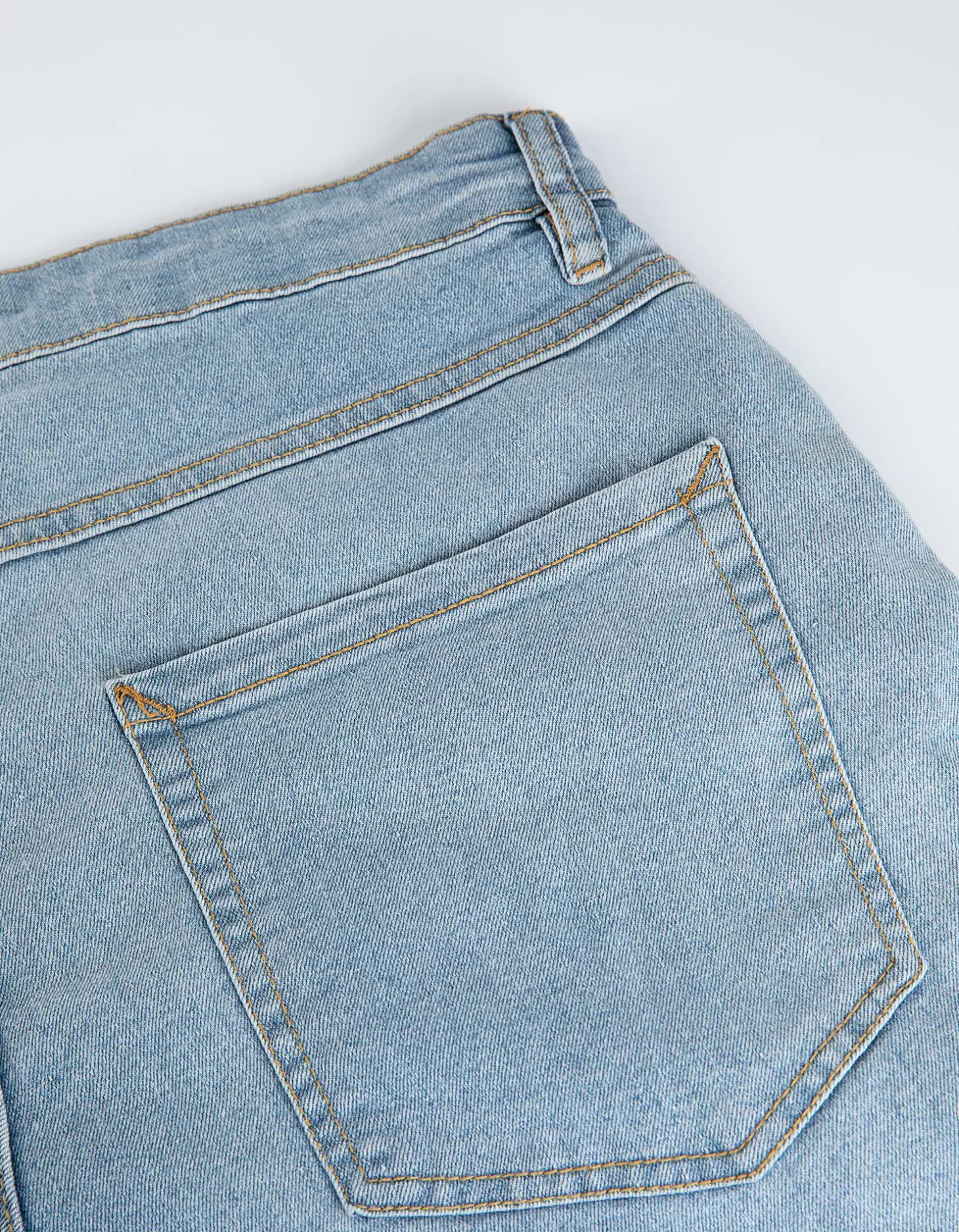 Denim short - lichtblauw