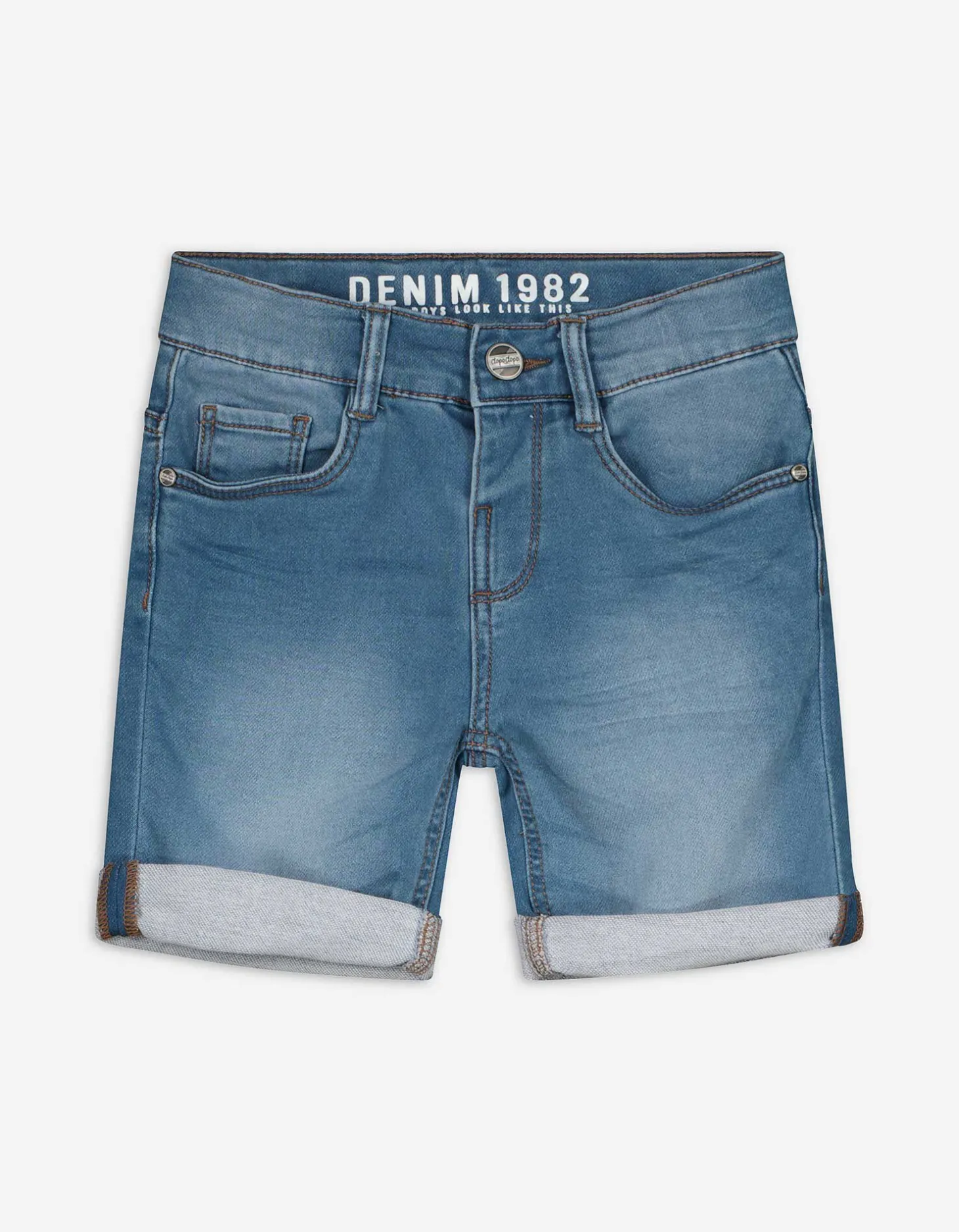 Denim short - Verstelbare zoom - lichtblauw