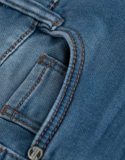 Denim short - Verstelbare zoom - lichtblauw
