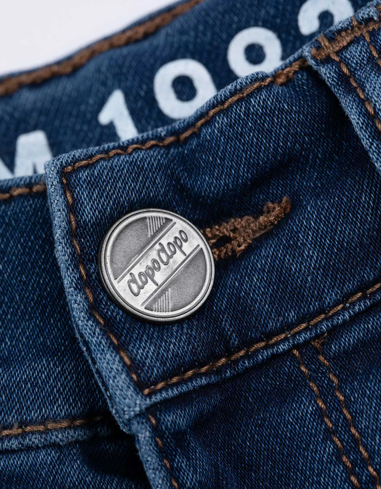 Denim short - Verstelbare zoom - donkerblauw