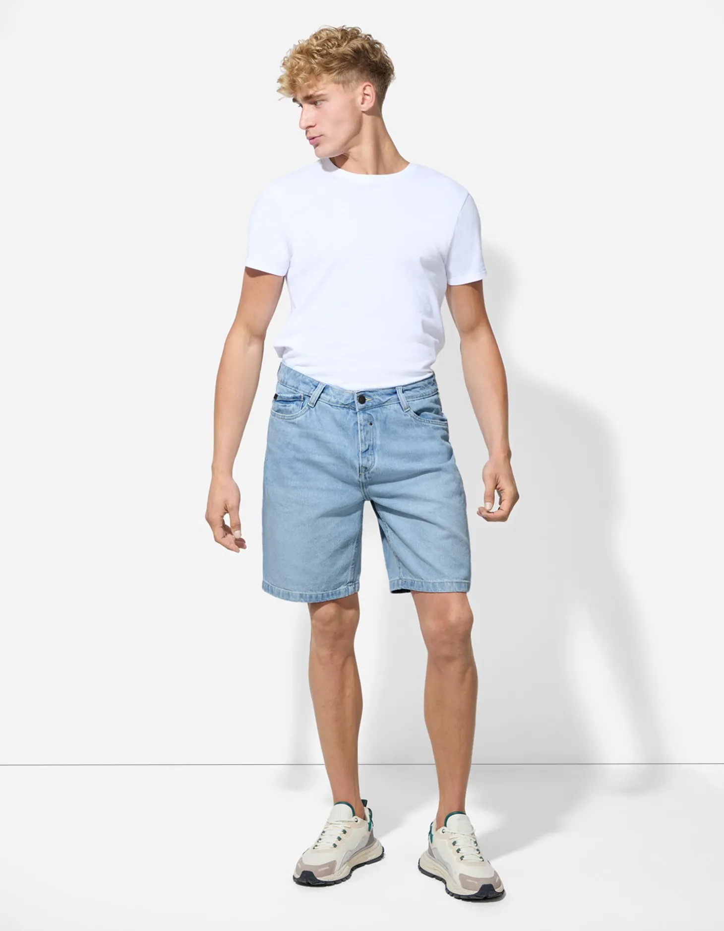 Denim short - Wide leg - lichtblauw