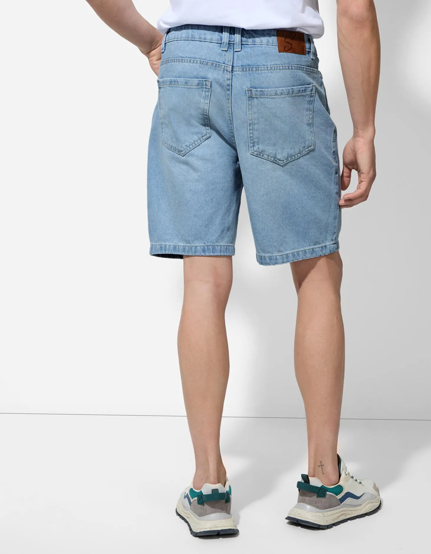 Denim short - Wide leg - lichtblauw