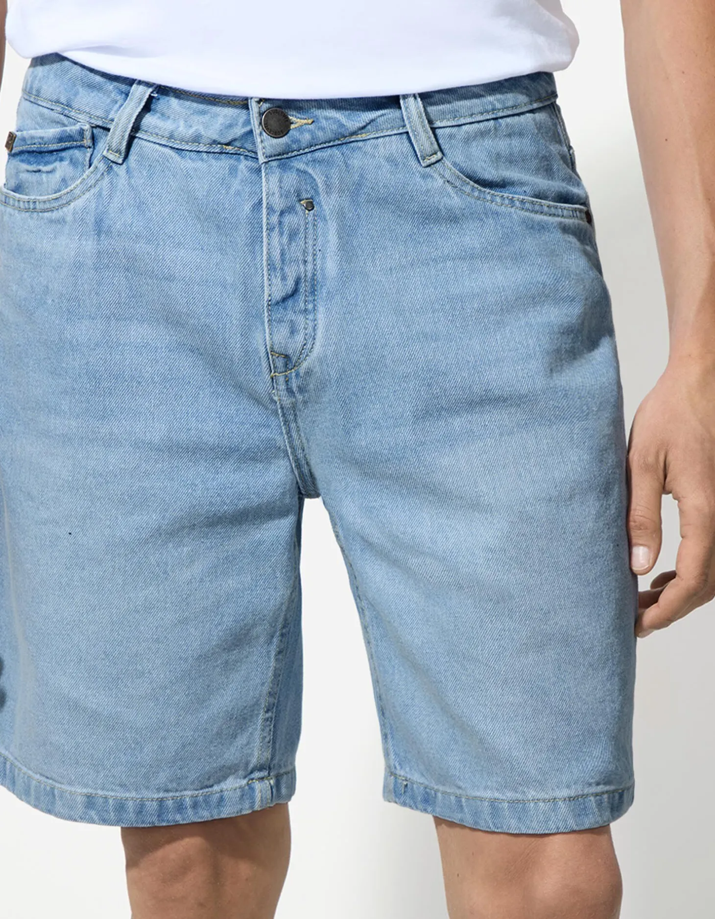 Denim short - Wide leg - lichtblauw