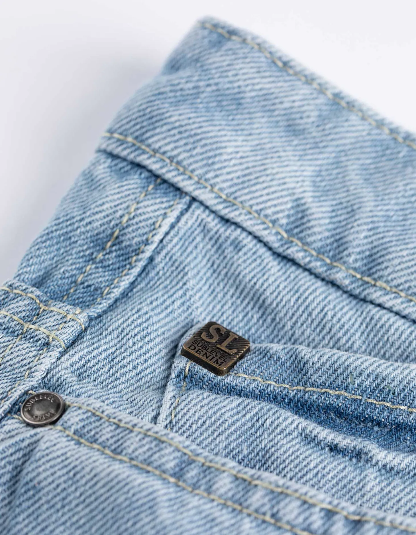 Denim short - Wide leg - lichtblauw