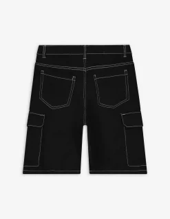 Denim short - zwart denim - zwart
