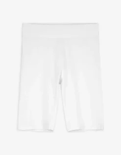 Fietsbroek - Elastische band - wit