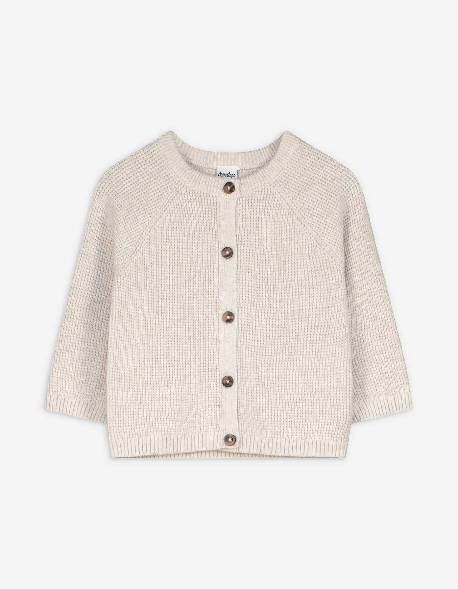 Gebreid vest - Katoen - beige
