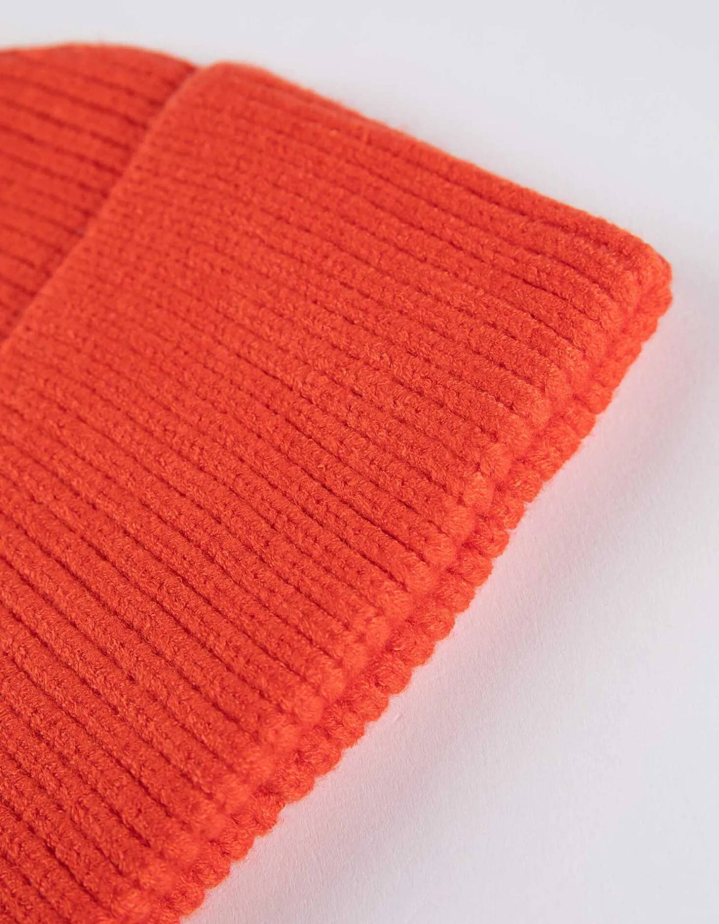 Gebreide muts - Omslag - rood