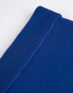 Gebreide rok - Viscosemix - donkerblauw