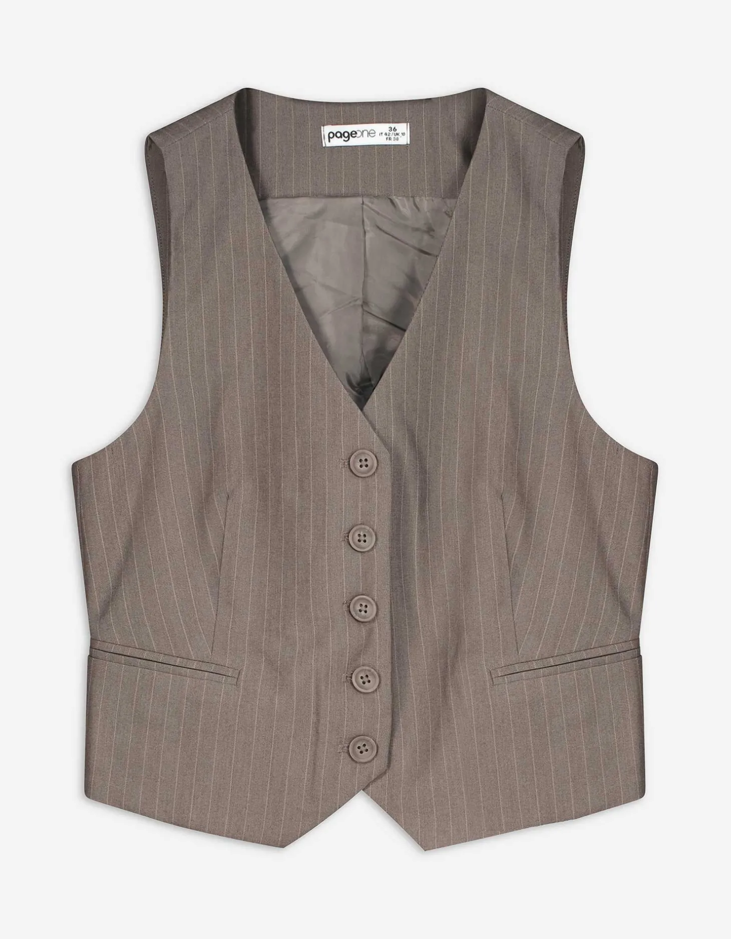 Gilet - lichtbruin