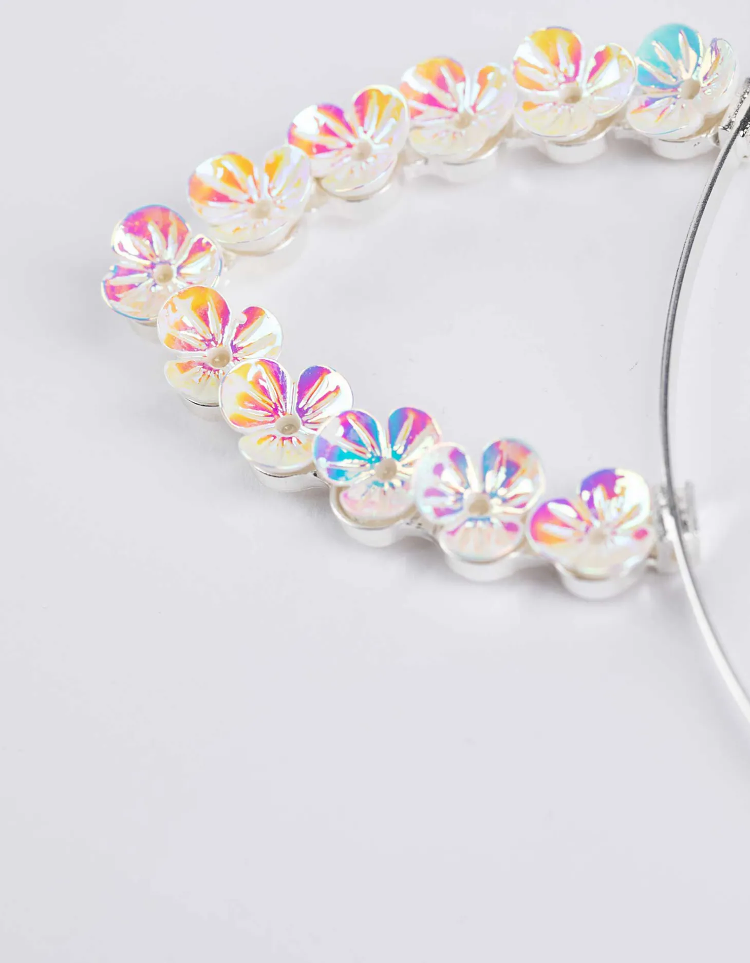 Haarsieraden - Bloemenmotief - zilver