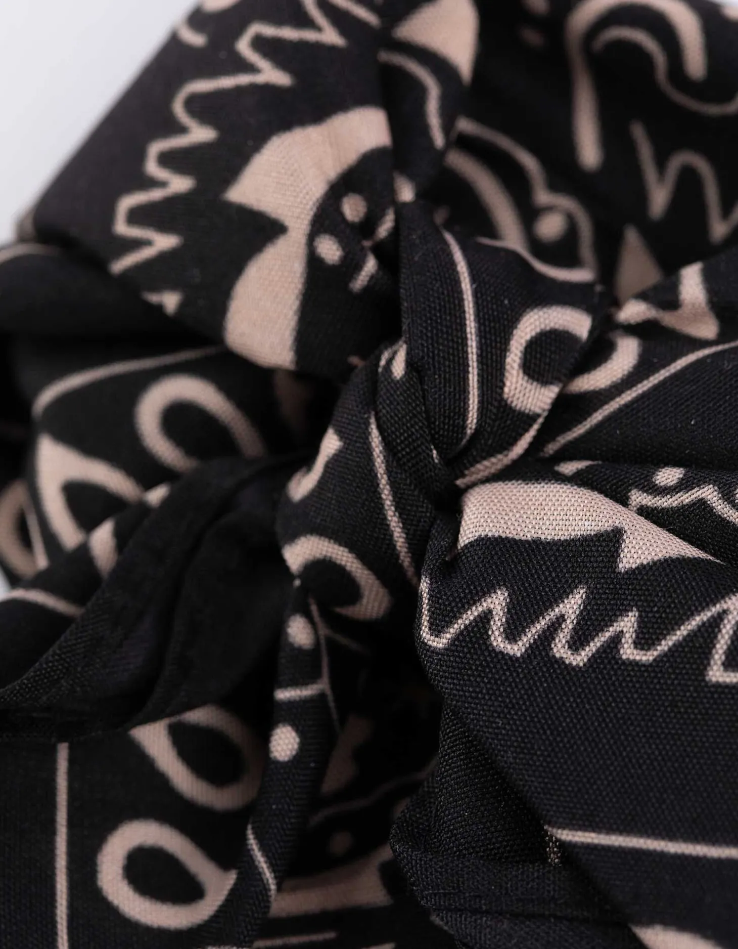 Haarsieraden - Paisleyprint - zwart