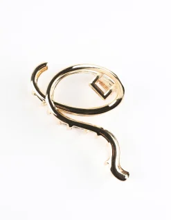 Haarspeld - Metallic details - goud