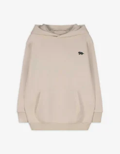 Hoodie - Kangoeroezak - beige