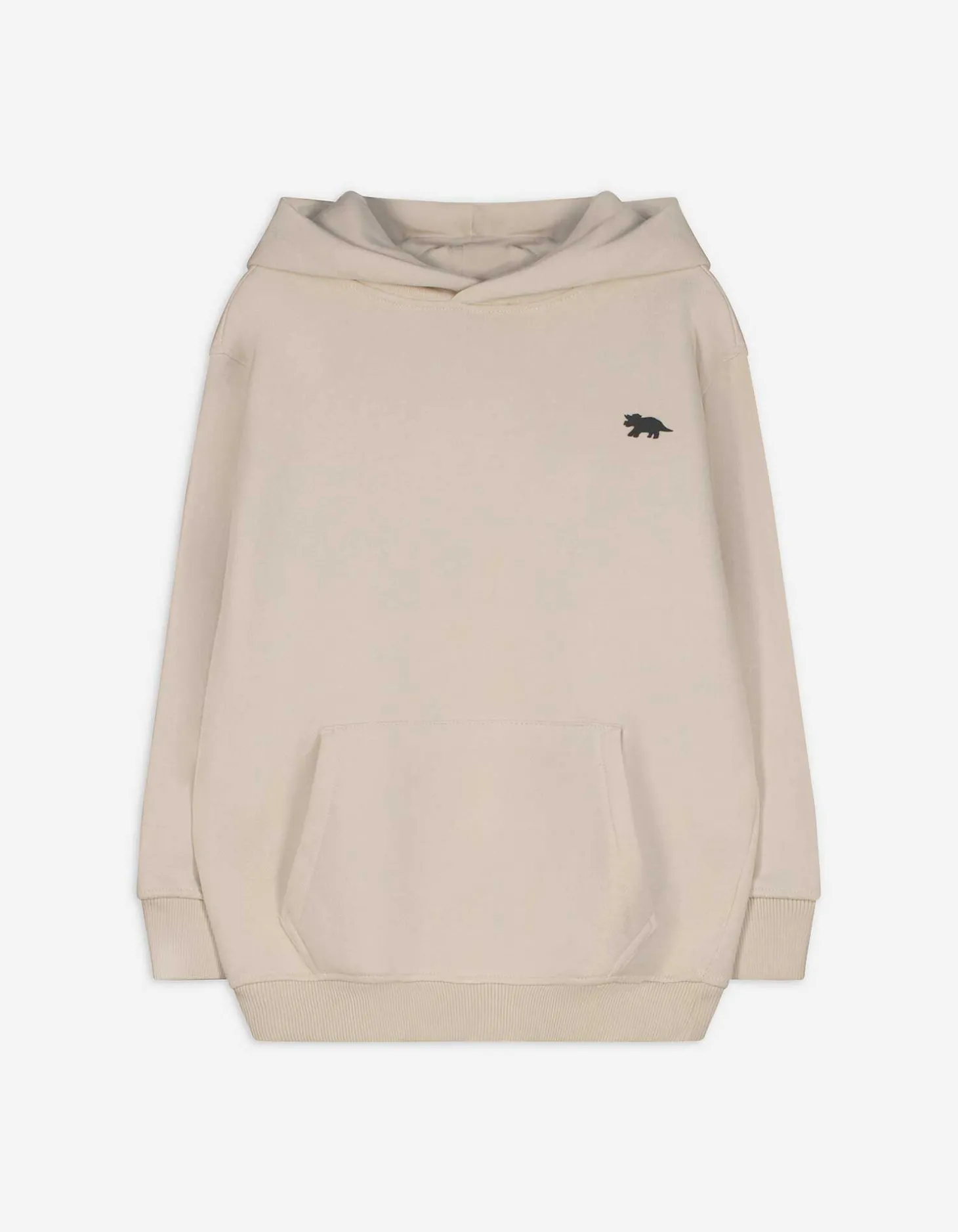 Hoodie - Kangoeroezak - beige