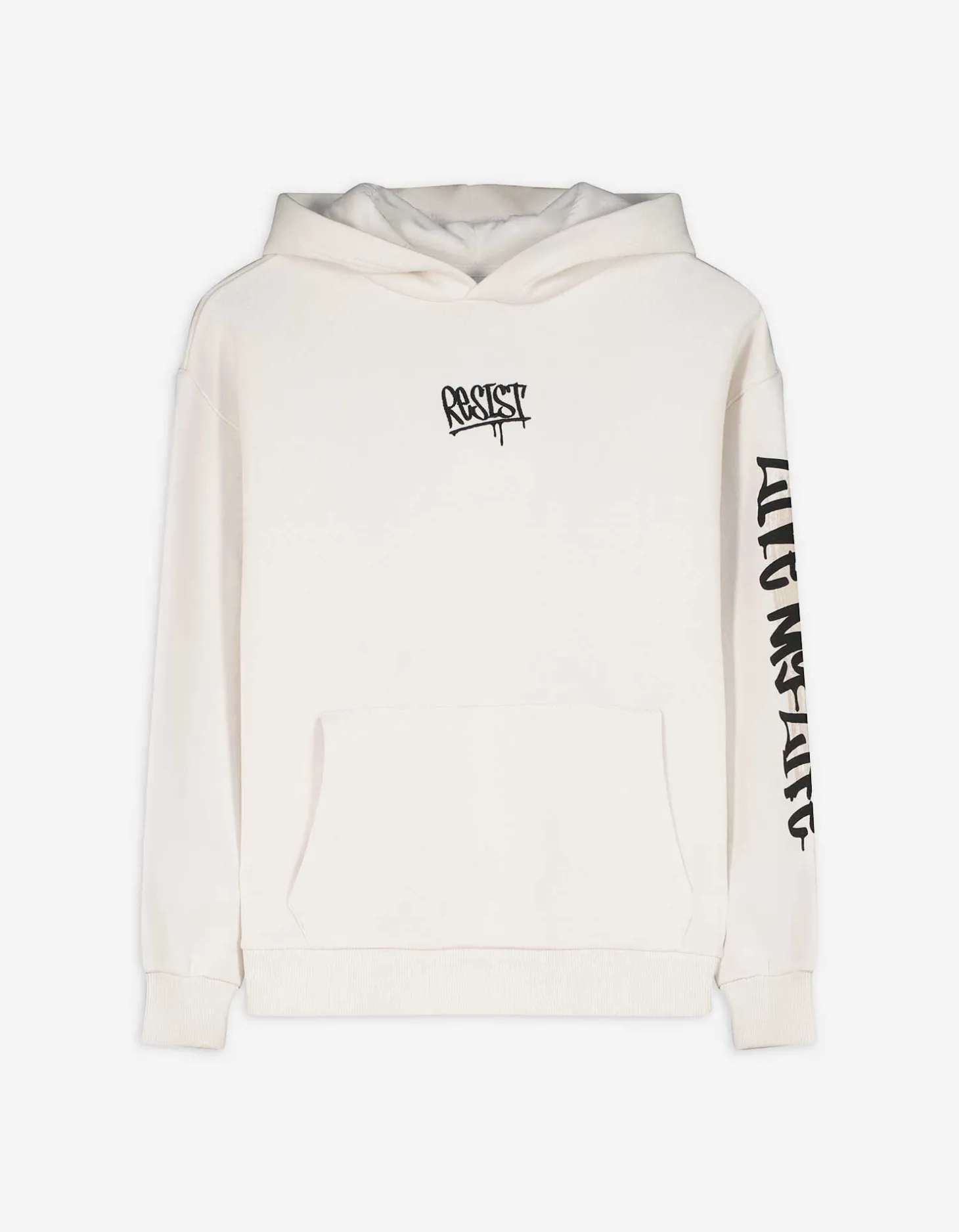 Hoodie - Oversized fit - wit