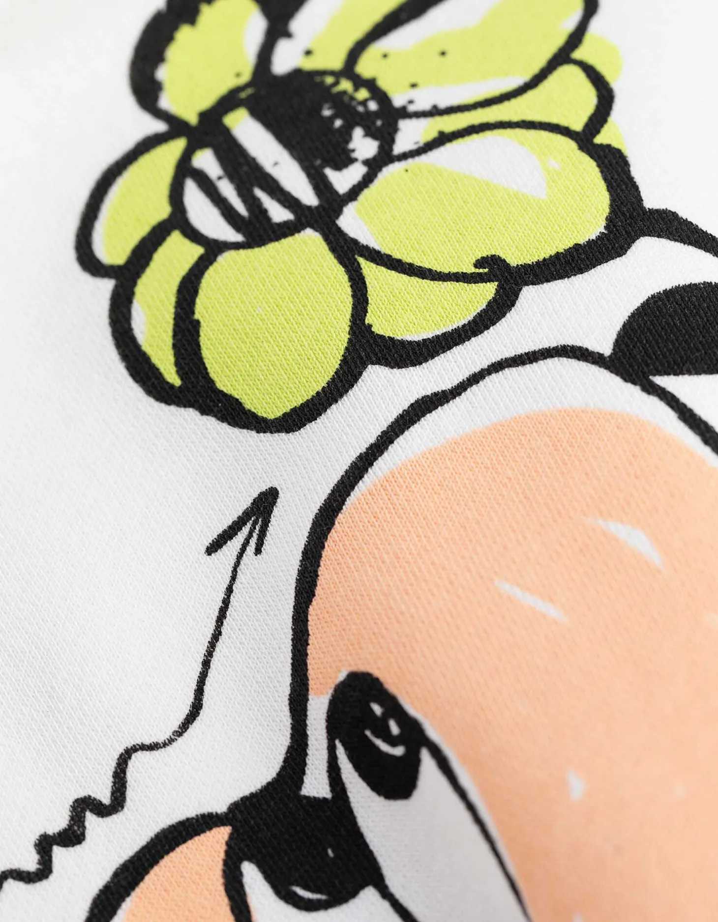 Hoodie - Print all-over - wit