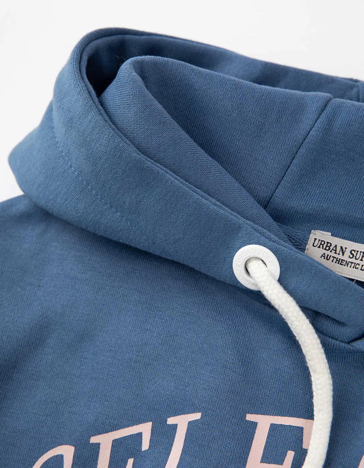 Hoodie - Vooropdruk - donkerblauw