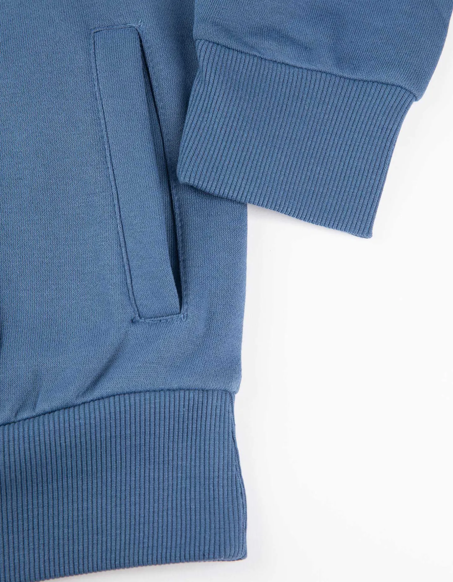 Hoodie - Vooropdruk - donkerblauw