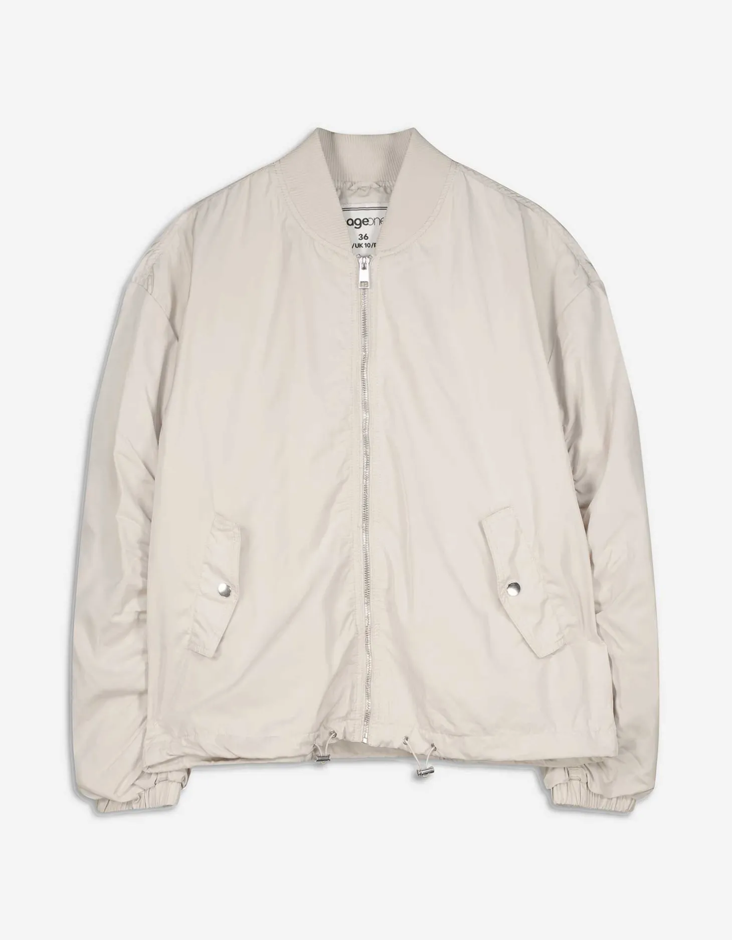 Jas - Tunnelkoord in de zoom - beige
