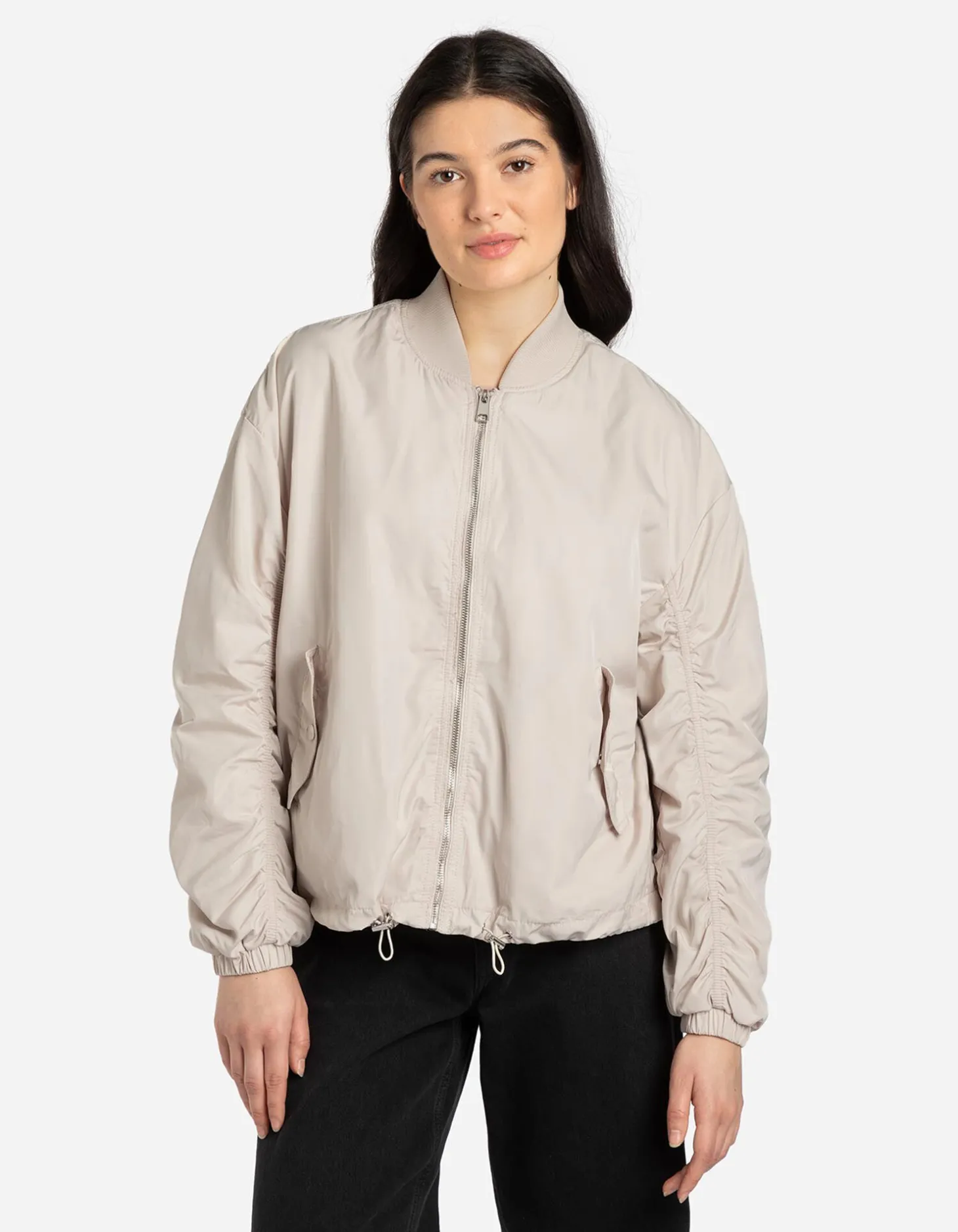 Jas - Tunnelkoord in de zoom - beige