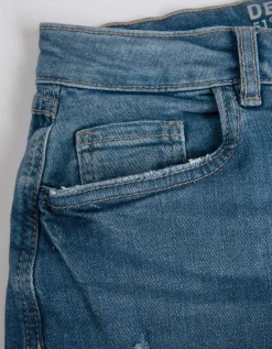 Jeans - Girlfriend fit - blauw