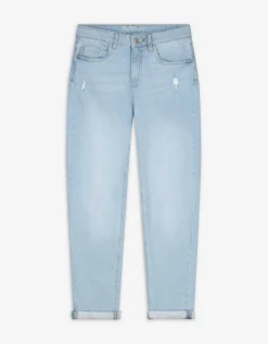 Jeans - Girlfriend fit - lichtblauw