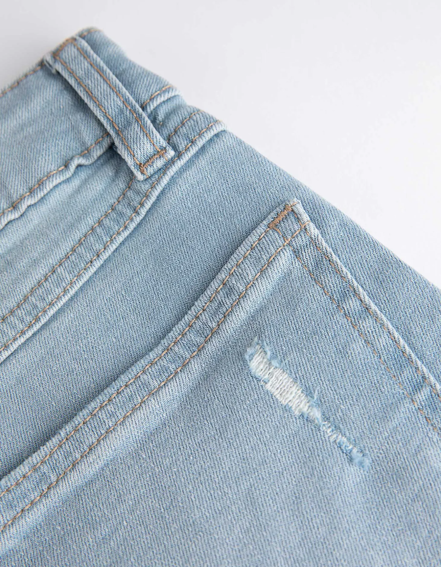 Jeans - Girlfriend fit - lichtblauw