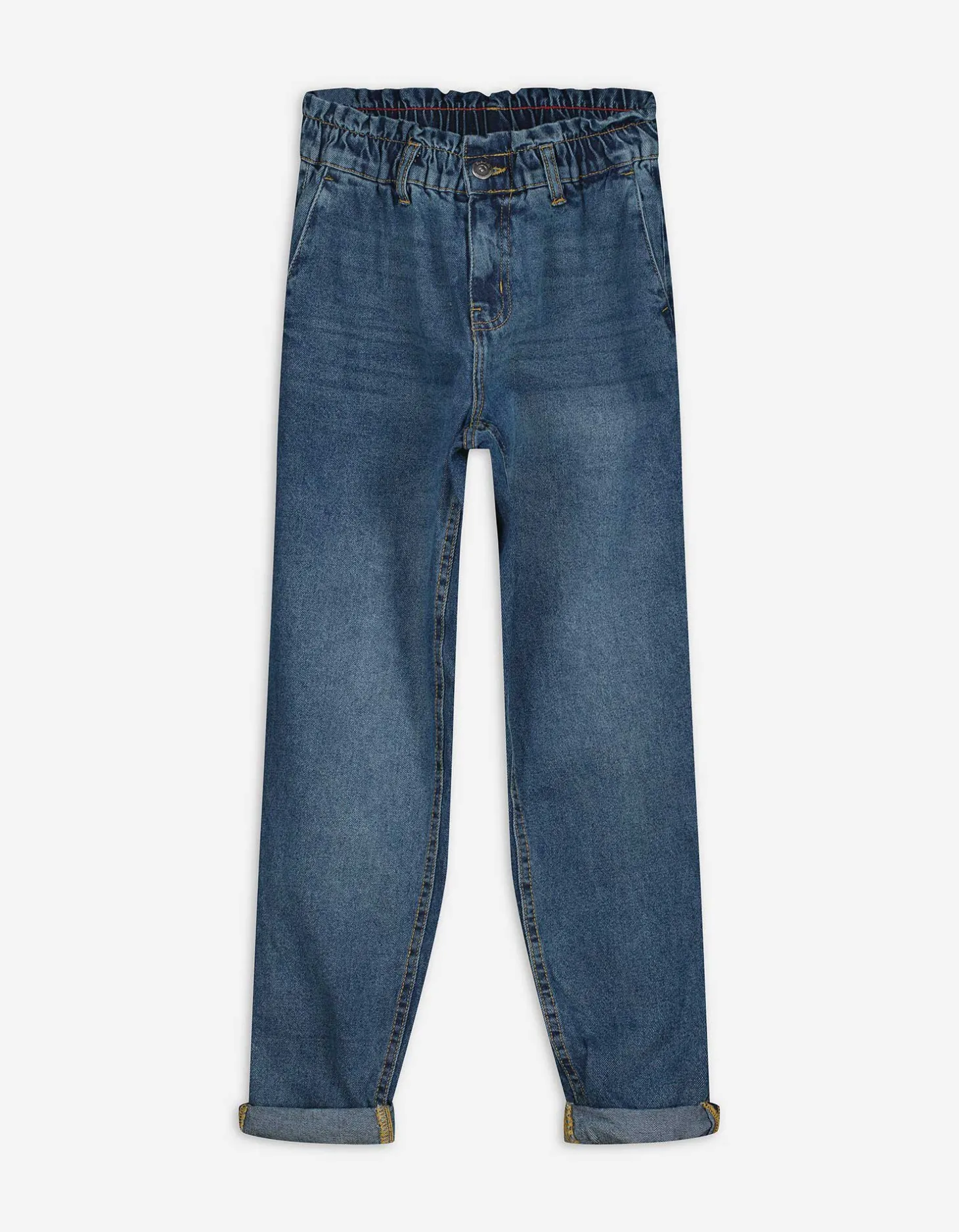 Jeans - Hoge taille - blauw